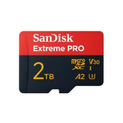 SanDisk Extreme Pro MicroSD + adapter UHS-I V30 A2  - 2TB