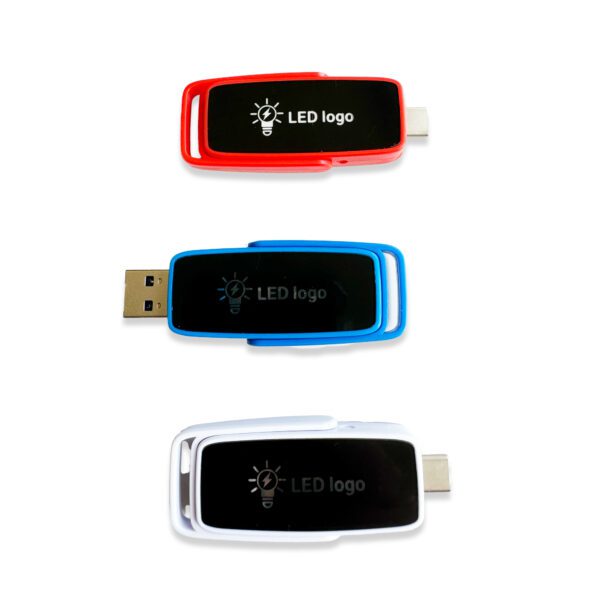 Switch On Led Logo OTG USB-C - Afbeelding 3