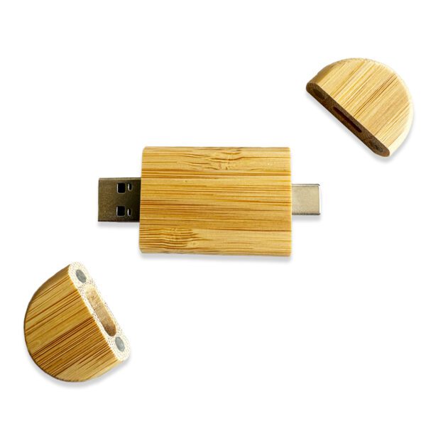 Wood Duo OTG USB-C - Afbeelding 2